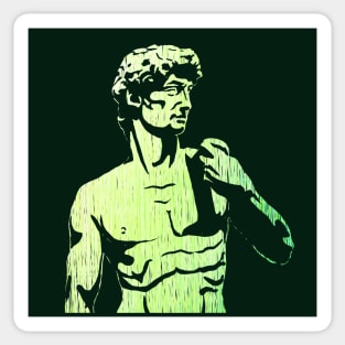 David of Michelangelo Sticker